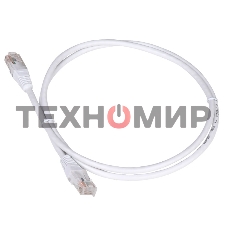 Патч-корд TWT UTP кат.5e, с заливными колпачками, 0.15 м, белый
