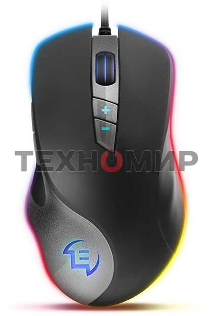 Мышь проводная SVEN RX-G970 черный, 4000 dpi, USB, кнопки - 7