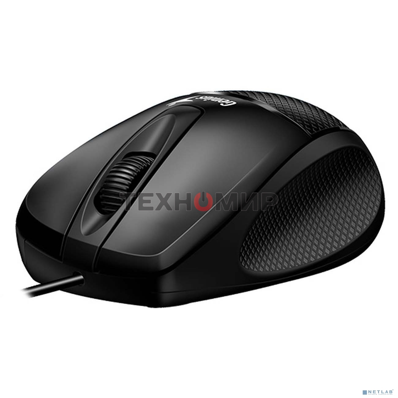 Мышь проводная Genius DX-150X черный, 1000 dpi, USB, кнопки - 3