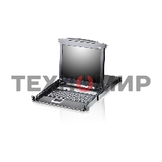 Коммутаторы консоли ATEN SINGLE RAIL 16P PS/2-USB LCDKVMP 17INCH (CL5716MR).