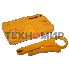 Монтажная площадка LANMASTER (LAN-OK-FIX) для кейстоунов с инструментом для разделки кабеля