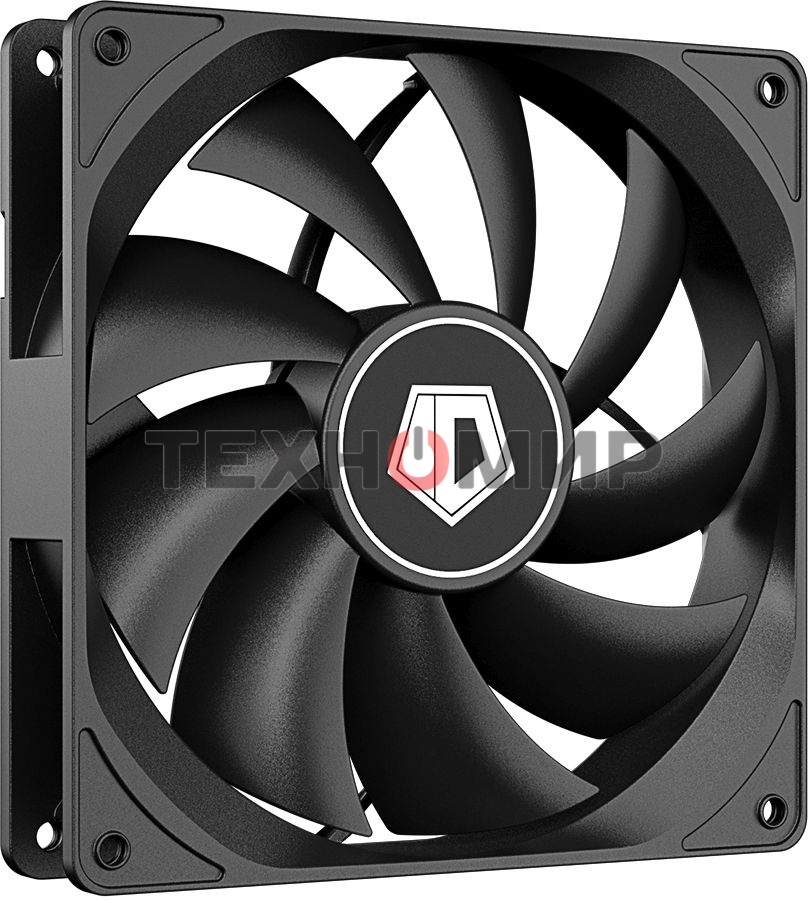 Вентилятор для корпуса ID-Cooling FL-12025K черный 120мм 1250rpm 21db 3-pin