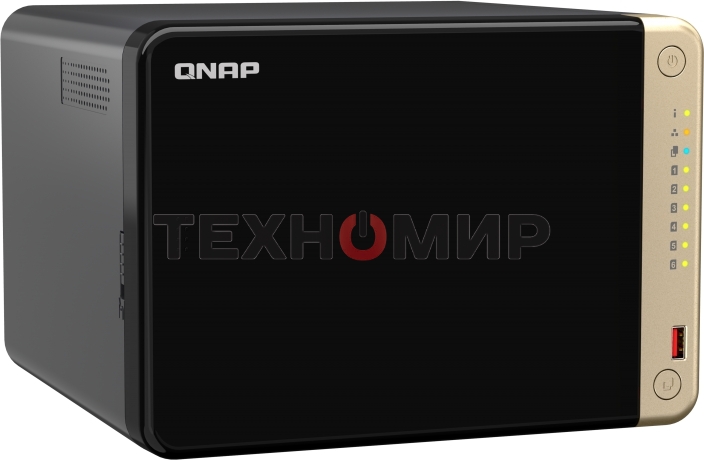 Сетевое хранилище NAS Qnap Original TS-664-8G 6-bay настольный Celeron N5095