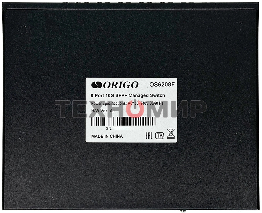 Коммутатор Origo OS6208F OS6208F/A1A 8SFP+ управляемый