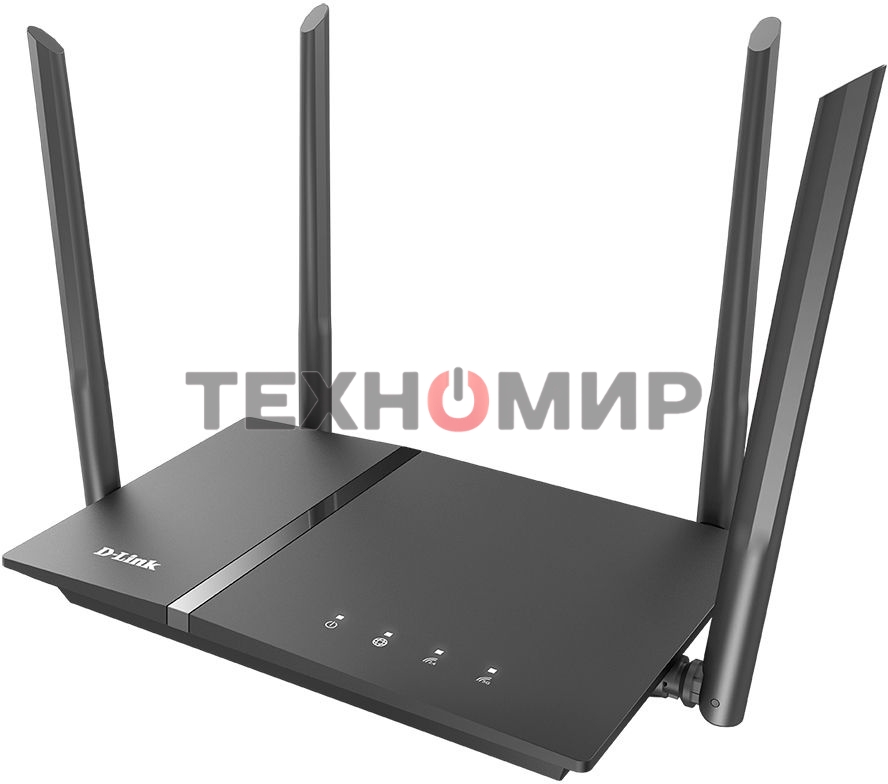 Роутер D-Link DIR-1260/RU/R1A, Wireless AC1200 2x2 MU-MIMO Dual-band Gigabit Router with 1 10/100/1000Base-T WAN port, 4 10/100/1000Base-T LAN ports and 1 USB port.802.11b/g/n/ac compatible, up to 300 Mbps