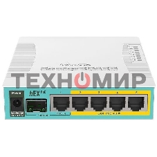 Маршрутизатор 10/100/1000M 5PORT HEX POE RB960PGS MIKROTIK