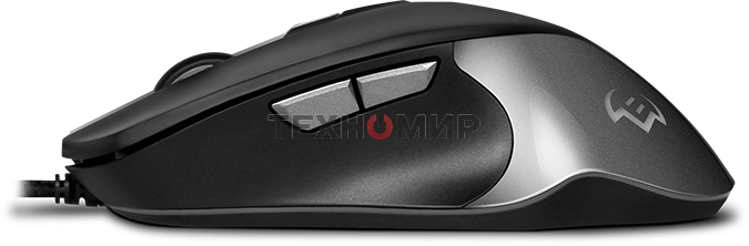 Мышь проводная SVEN RX-G970 черный, 4000 dpi, USB, кнопки - 7
