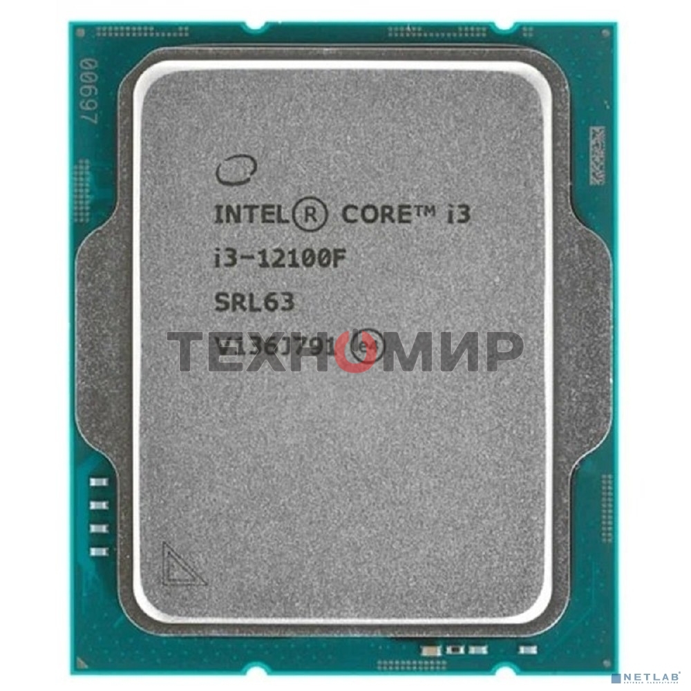 Процессор Intel Core i3-12100F Soc-1700 3.3GHz OEM
