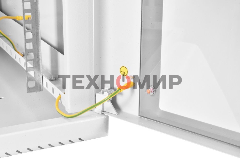 Шкаф телекоммуникационный настенный разборный 9U (600 × 520), съемные стенки, дверь стекло