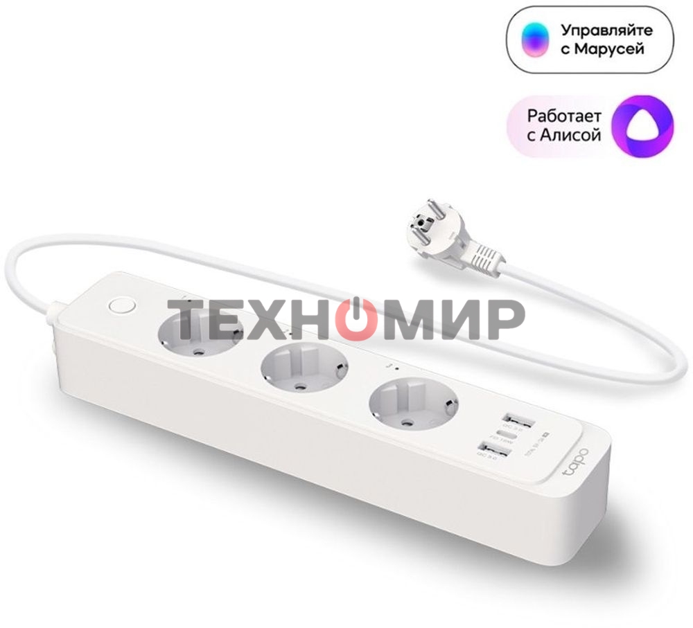 Умный сетевой фильтр TP-Link Tapo P300