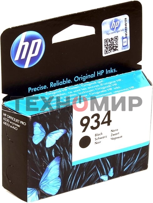 Картридж струйный HP 934 C2P19AE черный для HP OJ Pro 6830