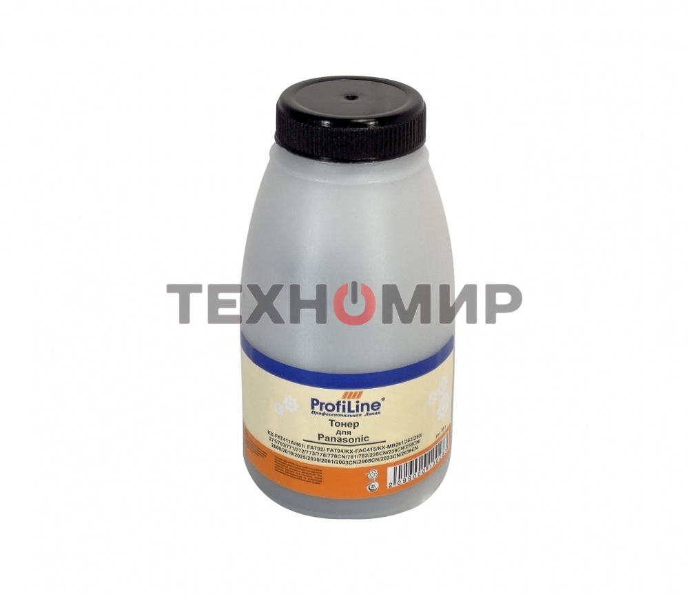 Тонер ProfiLine для принтеров Panasonic KX-FAT411A/461/FAT92/FAT94/KX-FAC415/KX-MB261/262/263/271/763/771/772/773/778/778CN/781/783/228CN/238CN/258CN/2000/2010/2025/2030/2061/2003CN/2008CN/2033CN/2038CN 85гр Фасовка РФ