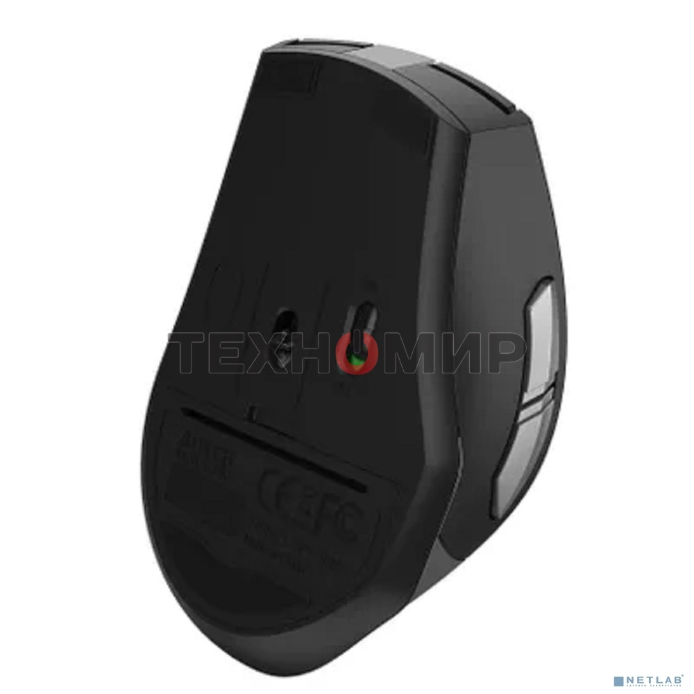 Мышь беспроводная A4Tech Fstyler FG35 серый/черный, 2000 dpi, радиоканал, USB, кнопки - 6