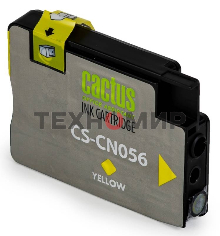 Картридж струйный Cactus CS-CN056 №933 желтый (14 мл) для HP OfficeJet 6600