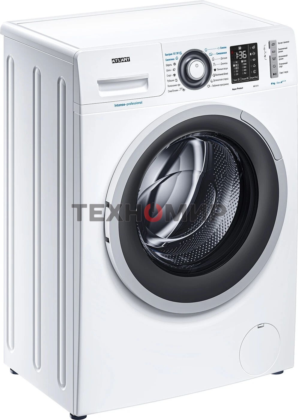Стиральная машина Atlant СМА 80С1213-01 белый, загрузка фронтальная 8 кг, 1200 об/мин., класс: А+++