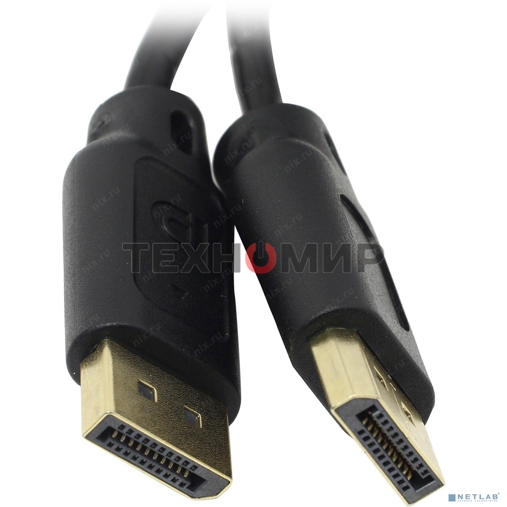 Кабель DisplayPort ExeGate EX-CC-DP-1.8 (20M/20M, 1,8м, v1.2)