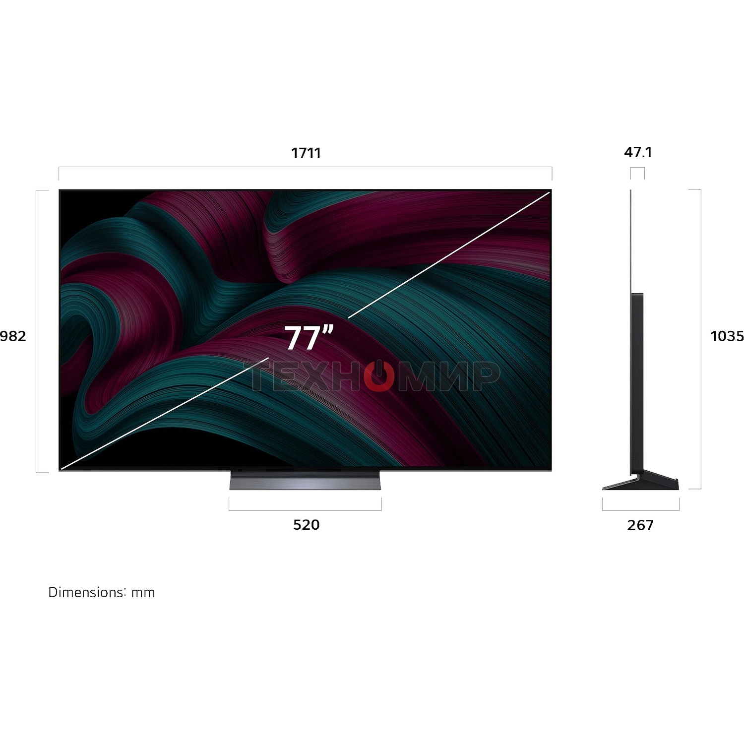 Телевизор LG 77