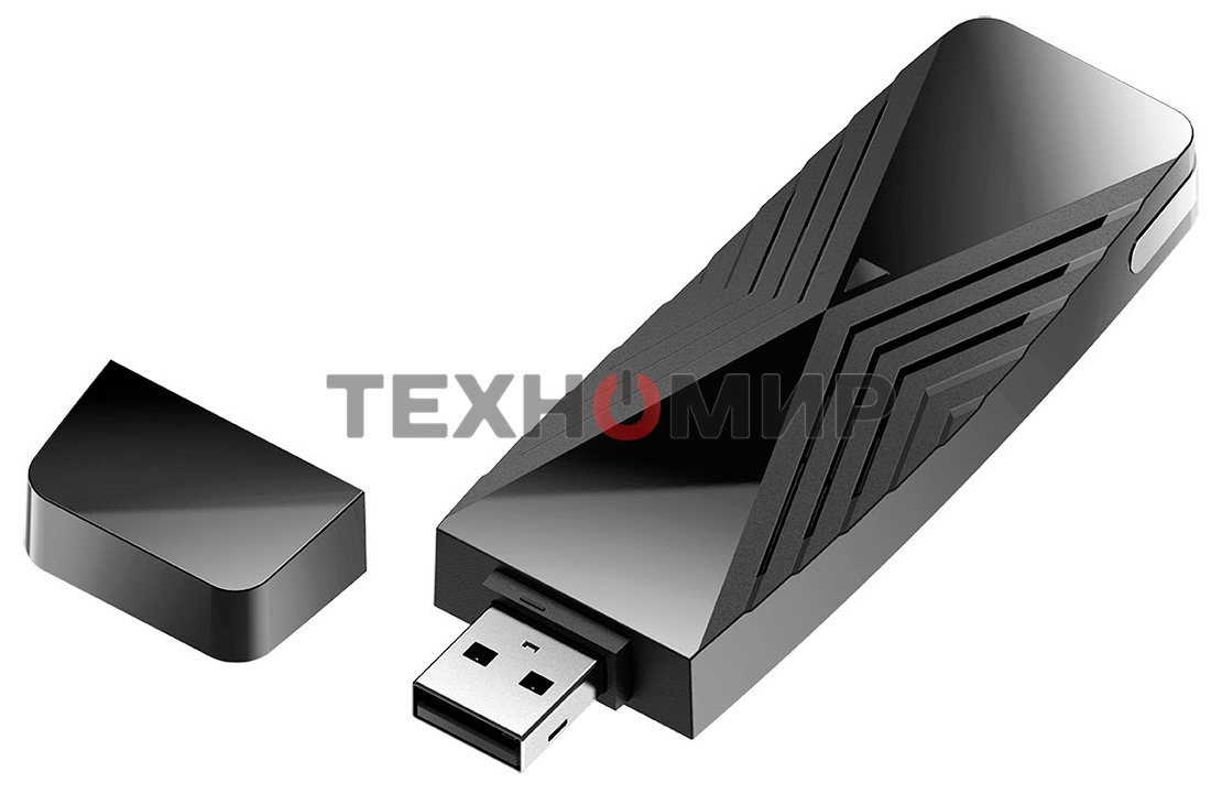 Сетевой адаптер Wi-Fi D-Link DWA-X1850 DWA-X1850/A1A AX1800 USB 3.0 (ант.внутр.)