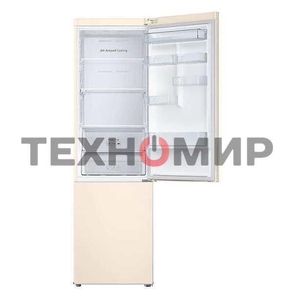 Холодильник Samsung RB37A5200EL/WT бежевый двухкамерный 269/118 л морозилка снизу