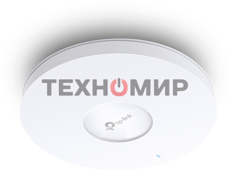 Потолочная точка доступа TP-Link EAP653 AX3000 Ceiling Mount Dual-Band Wi-Fi 6 Access Point, 1 1Gbps RJ45 Port, 574Mbps at2.4 GHz + 2402 Mbps at 5 GHz, 802.3at POE, 2 Internal Antennas