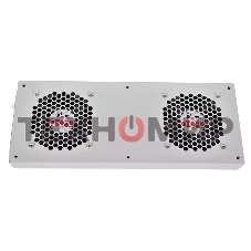 Вентиляторный модуль Rem R-FAN, 48V, 45х432х195 мм (ВхШхГ), вентиляторов: 2, 86 дБ, поток: 300 м3/ч, для шкафов ШТК, ШРН, ШТВ, серый