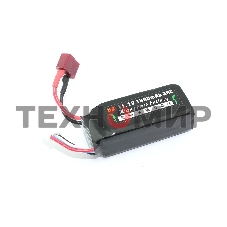 Портативный аккумулятор Li-Pol 11.1v 802555 1800mAh разъем T-plug