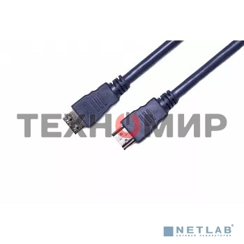 Кабель HDMI CP-HM-HM-7.5M Wize, 7.5 м, v.2.0, K-Lock, soft cable, 19M/19M, позол.разъемы, экран, темно-серый, пакет