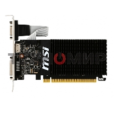 Видеокарта MSI PCI-E GT 710 2GD3H LP nVidia GeForce GT 710 2048Mb 64bit DDR3 954/1600 DVIx1/HDMIx1/CRTx1/HDCP Ret low profile