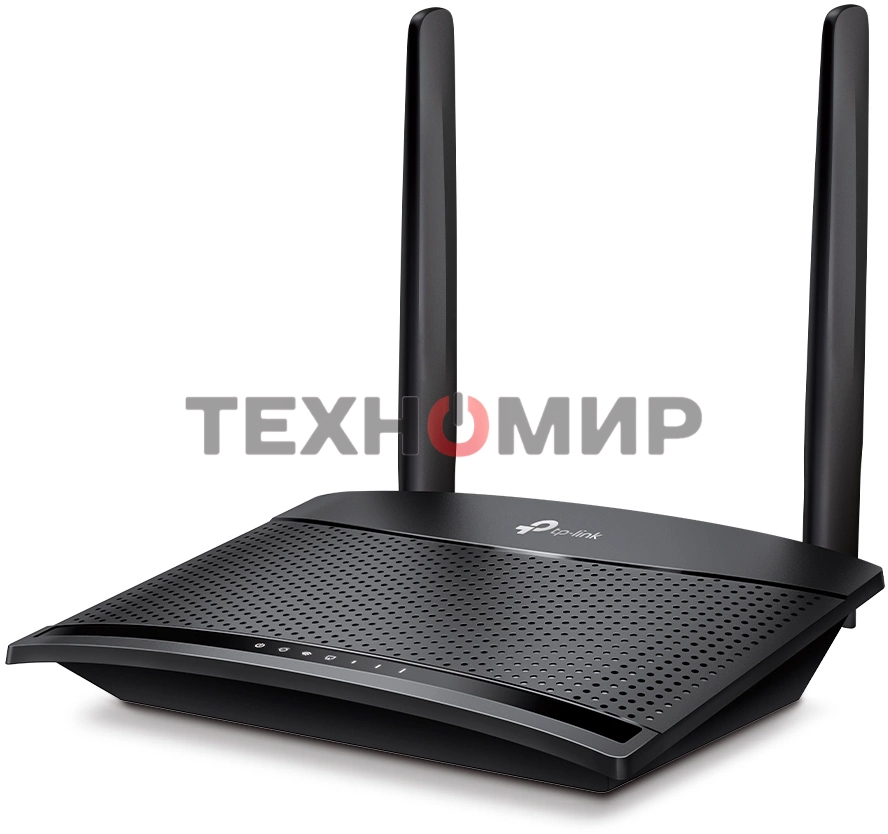 Роутер беспроводной TP-Link TL-MR100 N300 10/100BASE-TX/4G(3G) cat.4 черный