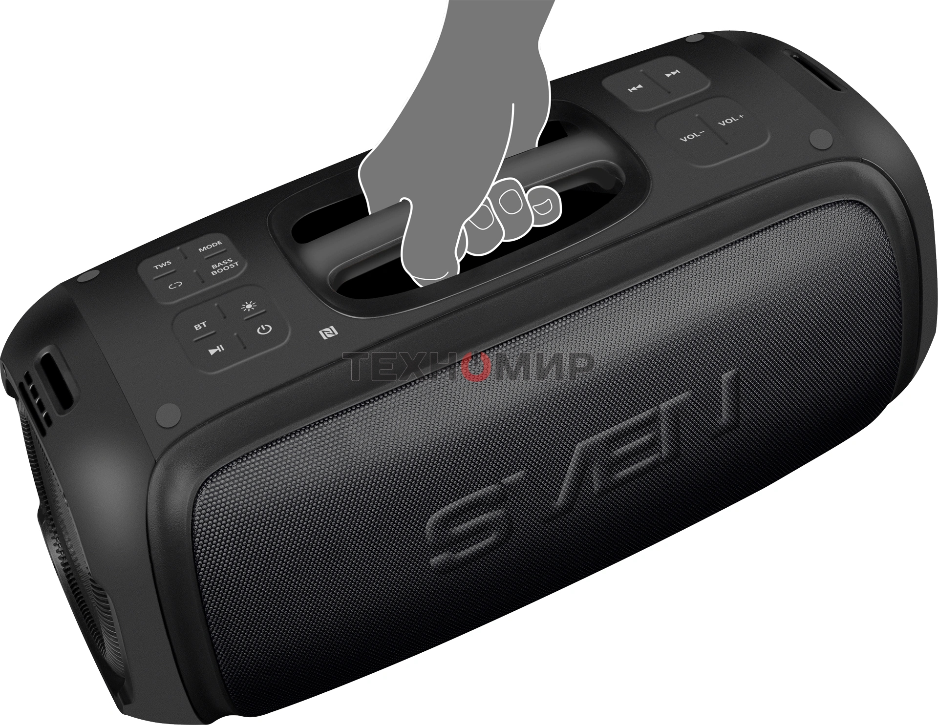 Портативная колонка Sven PS-860 черный 100W 1.0 BT/3.5Jack 5400mAh (SV-022518)