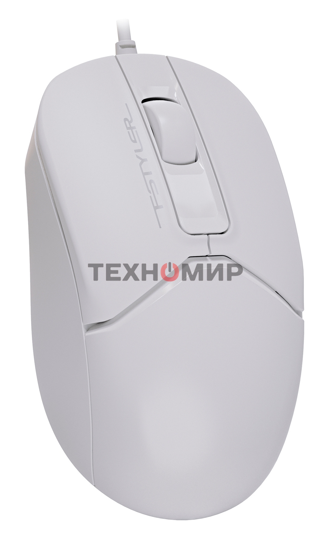 Мышь проводная A4Tech Fstyler FM12 белый, 1200 dpi, USB, кнопки - 3