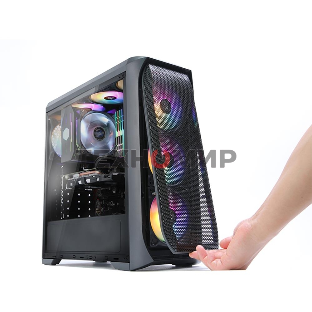Компьютерный корпус ZALMAN N5 MF, ATX, черный, WINDOW, 1x5.25