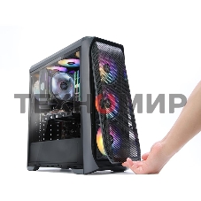 Компьютерный корпус ZALMAN N5 MF, ATX, черный, WINDOW, 1x5.25