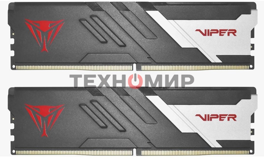 Оперативная память Patriot Viper Venom, DDR5, 64GB (2x32GB), 5600MHz, CL40, DIMM, с радиаторами, черный