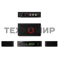 Приставка для цифрового ТВ Starwind CT-200 черный, DVB-T2, DVB-T, DVB-C, HDMI, USB 2.0 х2