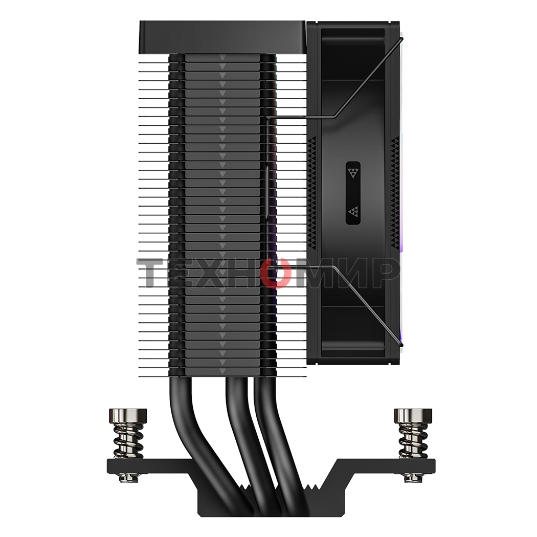 Кулер для процессора PCCooler R300 ARGB BK черный 92мм алюминий+медь 2200rpm 30db 4-pin 150W 133мм