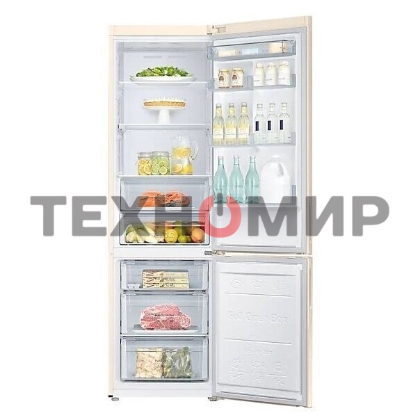 Холодильник Samsung RB37A5200EL/WT бежевый двухкамерный 269/118 л морозилка снизу