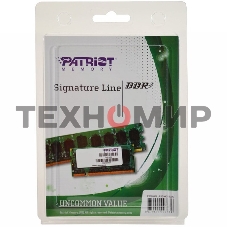 Оперативная память Patriot, DDR3, 4GB (1x4 GB), 1600 MHz, CL11, SO-DIMM