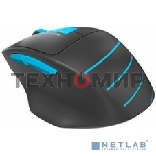 Мышь беспроводная A4Tech Fstyler FG30 серый/синий, 2000 dpi, радиоканал, USB, кнопки - 5