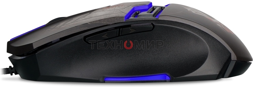 Мышь проводная SVEN RX-G805 черный, 8000 dpi, USB, кнопки - 6