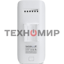 Точка доступа Ubiquiti LocoM2(EU) Wi-Fi и AirMAX. 802.11g/n, интегрированная антенна 8 дБ (45°*45°),10/100 RJ45 Ethernet