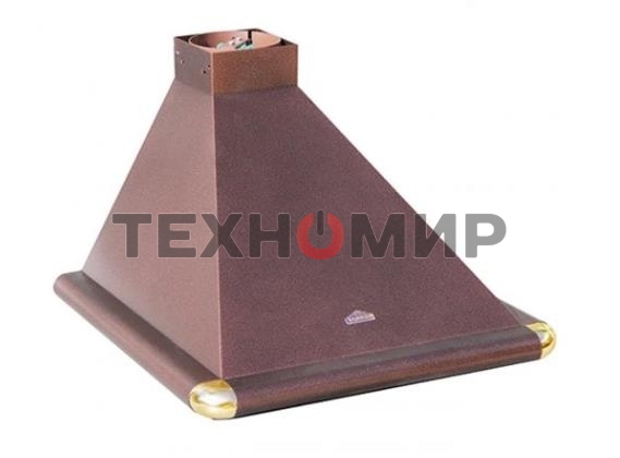 Вытяжка каминная Elikor Сатурн 50П-180-В1Л медный/золотистый, 50 см, 180 куб. м/ч, 48 дБ