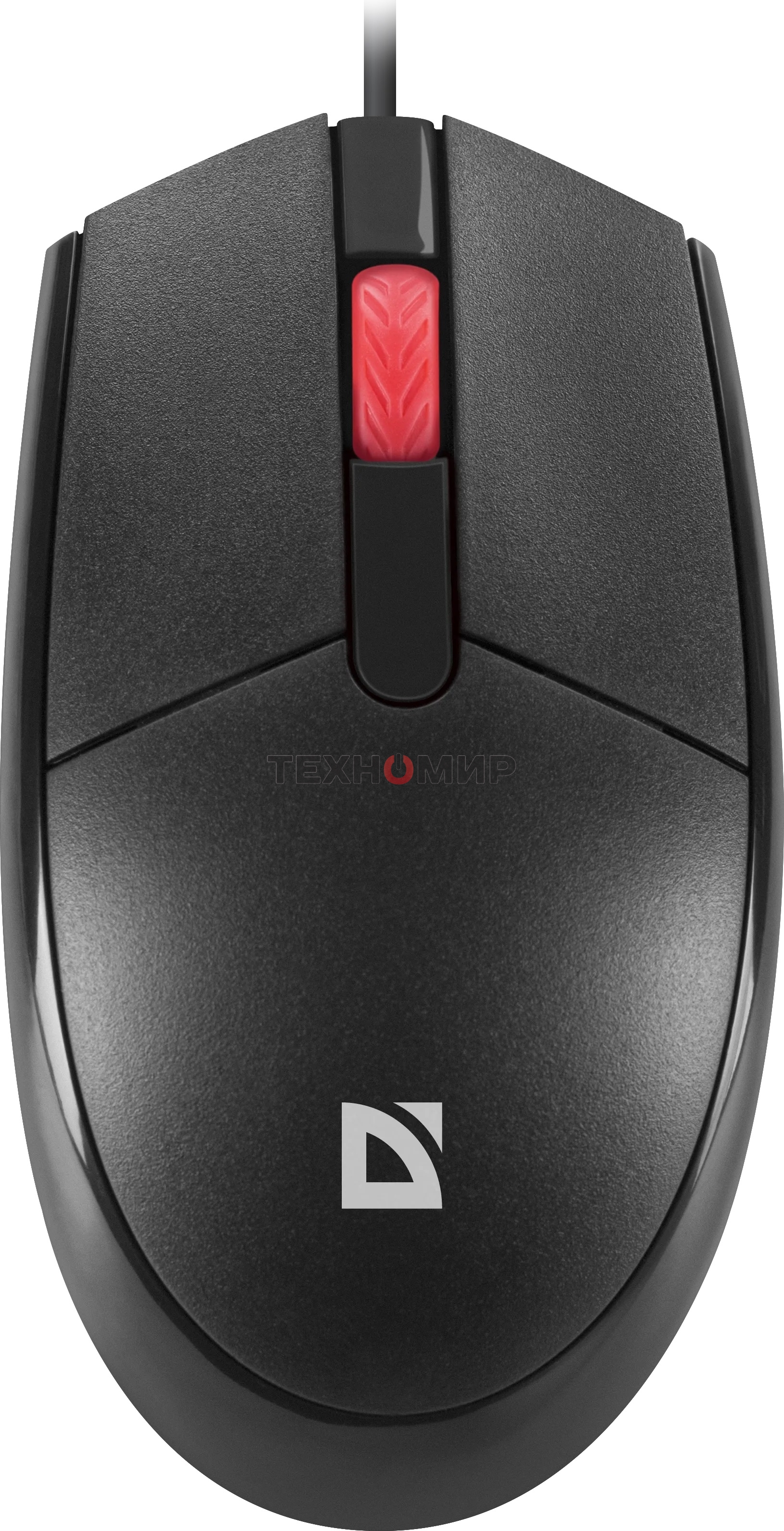 Мышь проводная Defender Delta MM-523 черный, 1000 dpi, USB, кнопки - 3