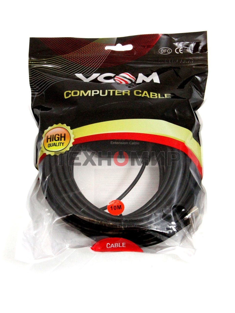 Кабель-адаптер USB3.0-repeater, удлинительный активный Am-->Af 10м VCOM