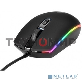 Мышь проводная Qumo Pretender M53 черный, 3200 dpi, USB, кнопки - 4