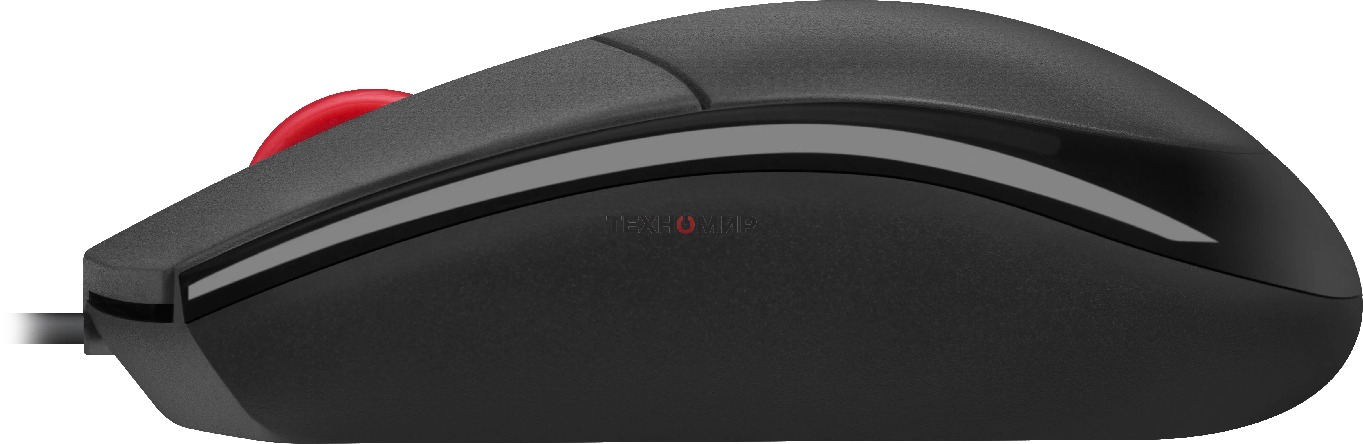 Мышь проводная Defender Delta MM-523 черный, 1000 dpi, USB, кнопки - 3