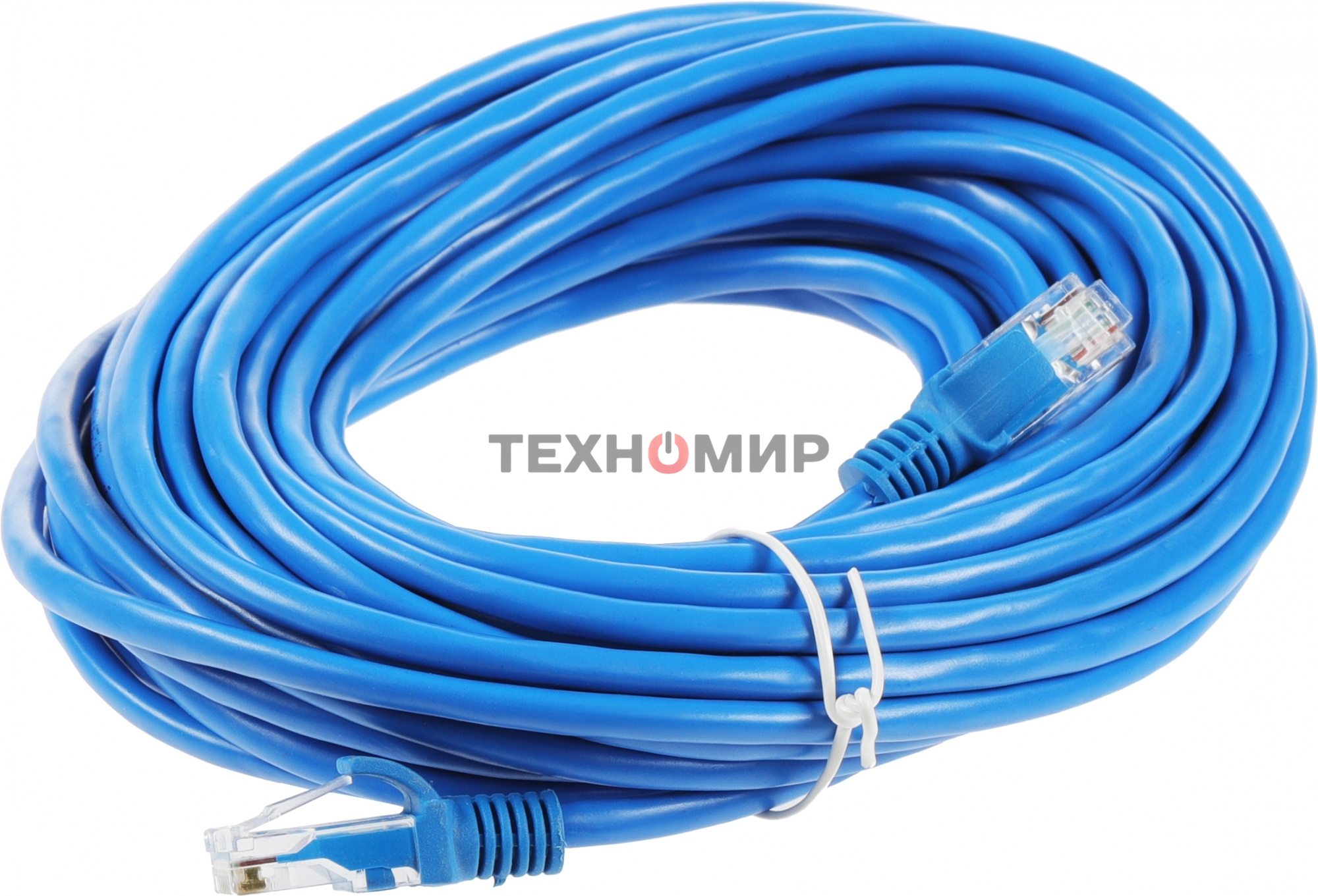Патч-корд UTP Cablexpert PP12-10M/B cat.5e, 10м, литой, многожильный, синий