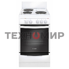 Плита электрическая Gefest 5140 0031 белый, конфорок 3 шт, духовка 55 л, 50 см x 85 см x 58.5 см