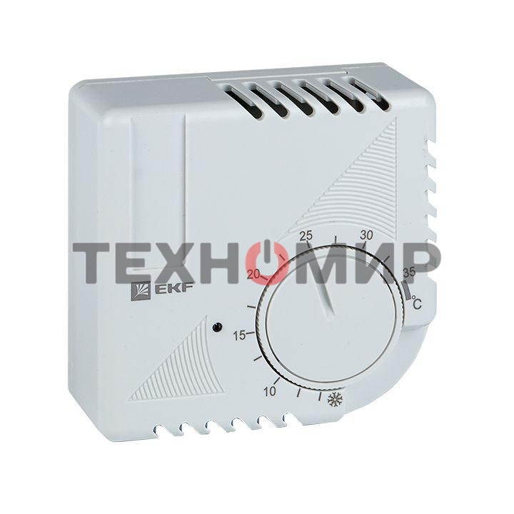 Термостат NO/NC (охлаждение/обогрев) накладной 16А 230В IP20 PROxima EKF thermo-no-nc-wall