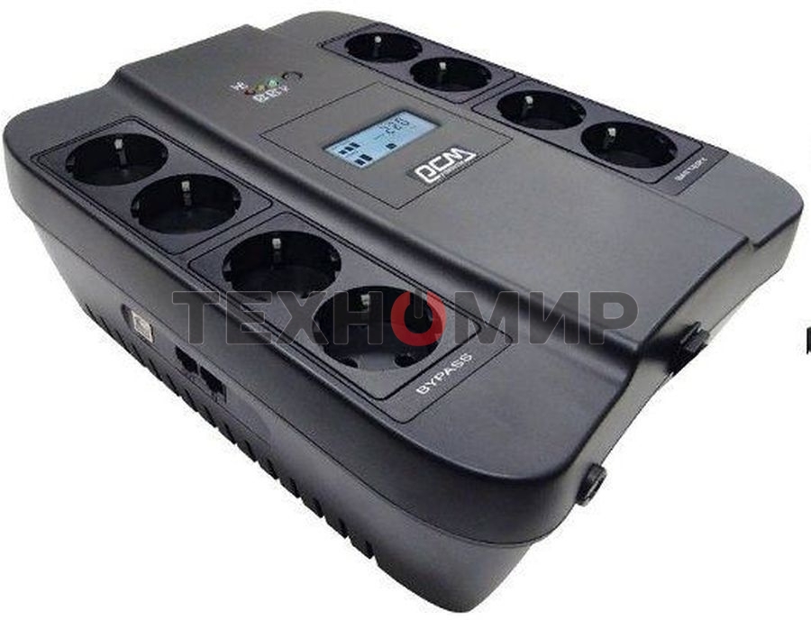 Источник бесперебойного питания Powercom Spider SPD-750U LCD 450Вт 750ВА черный